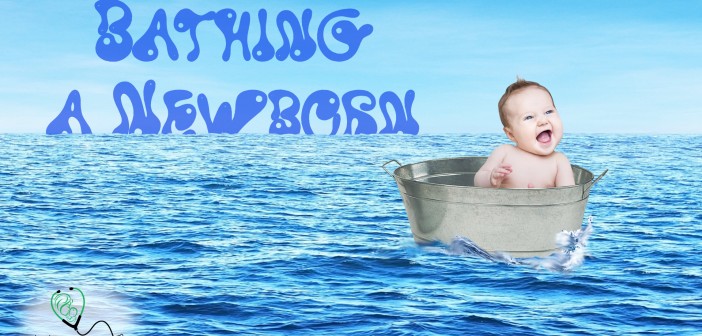 Bathing-a-Newborn