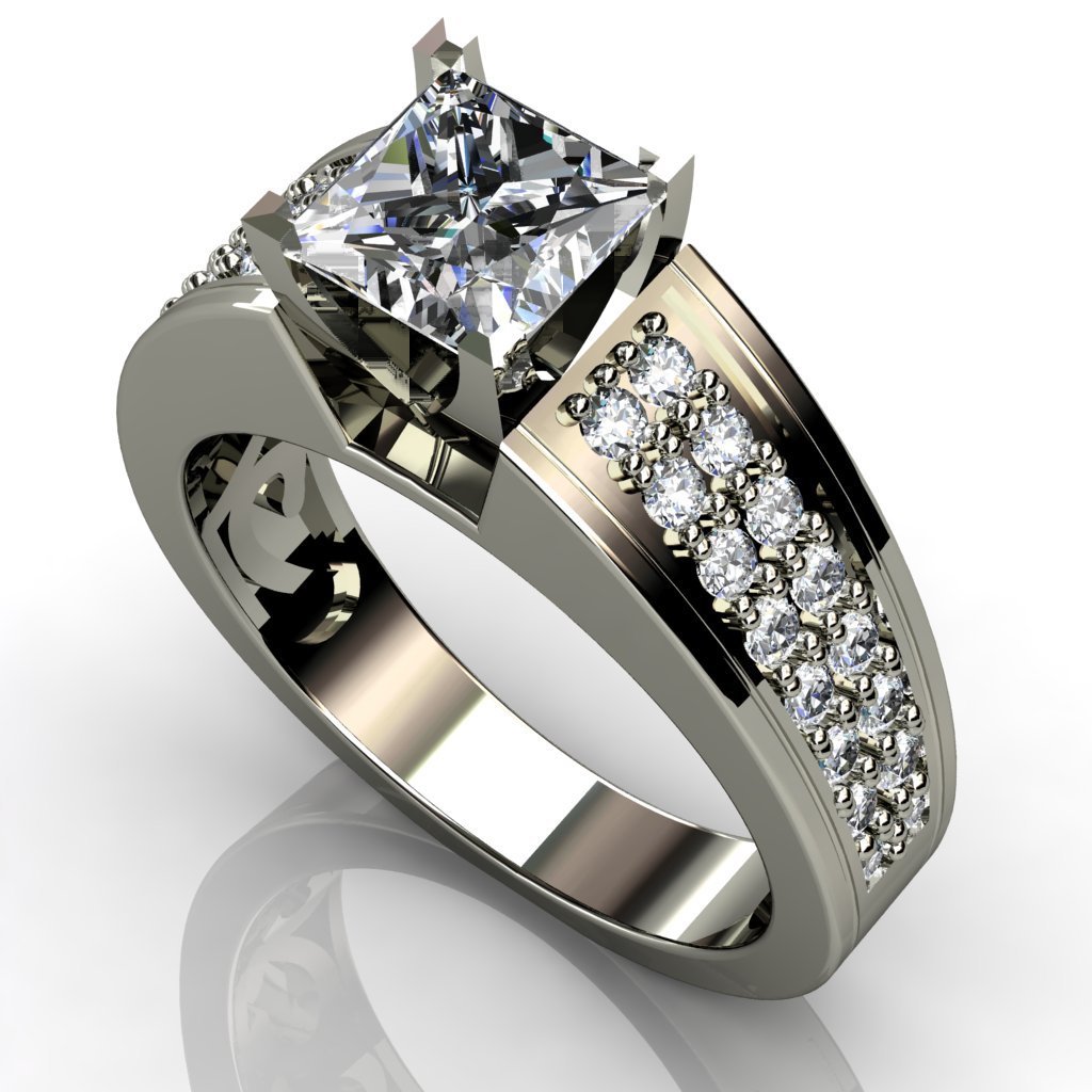 Princess-Cut-Diamond-Engagement-Ring