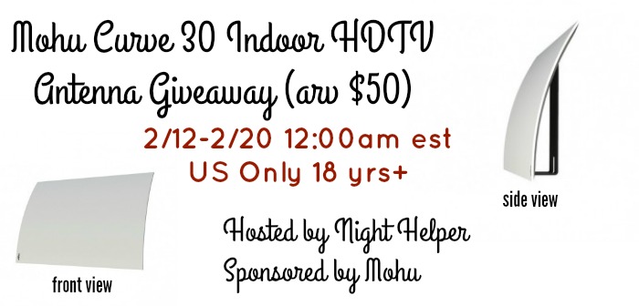 mohu curve 30 giveaway