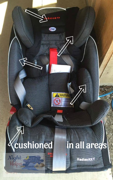 car seat front view