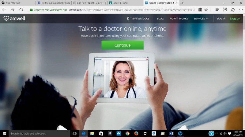 amwell online doctor